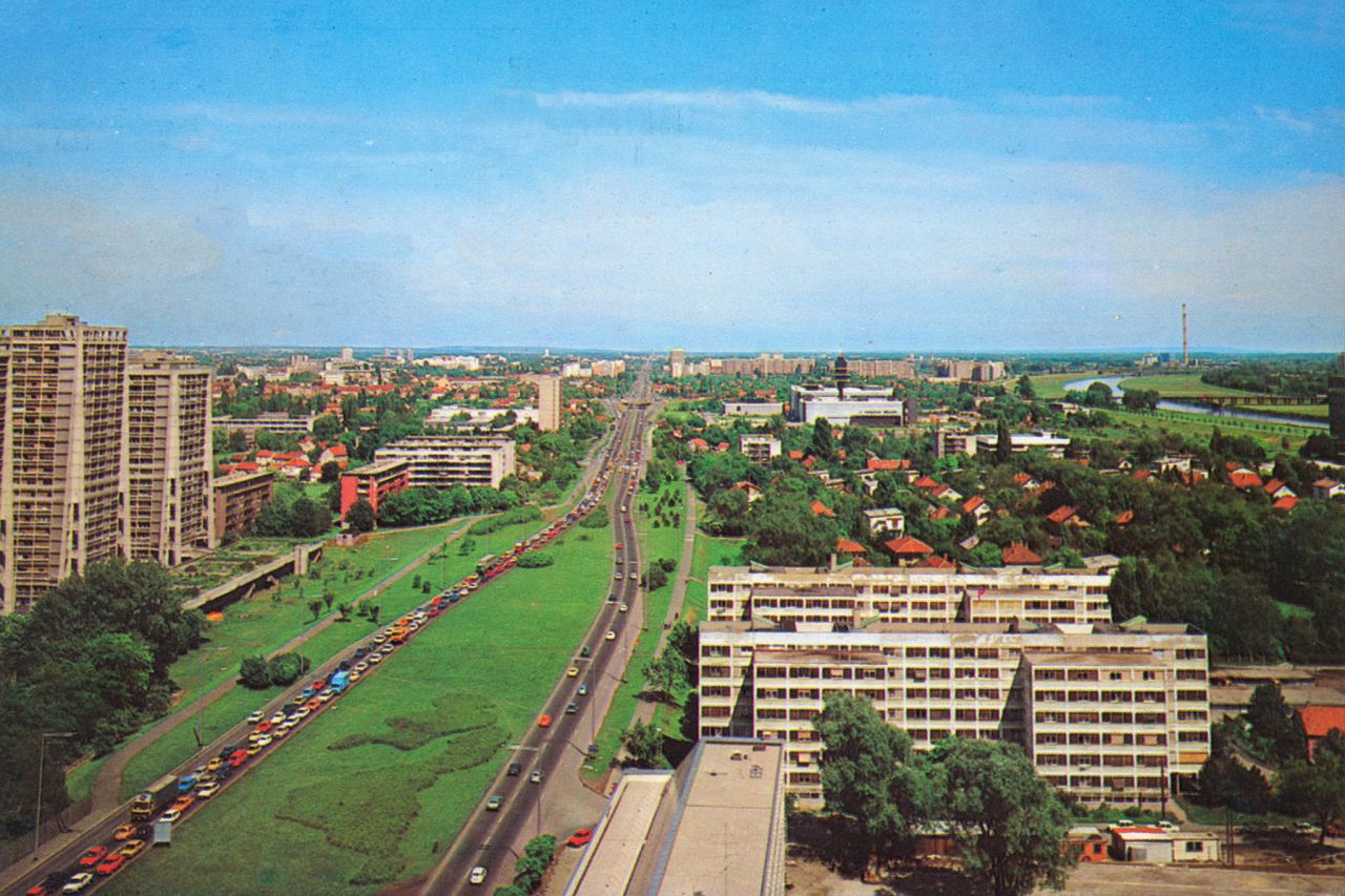 Slavonska avenija, oko 1987. godine